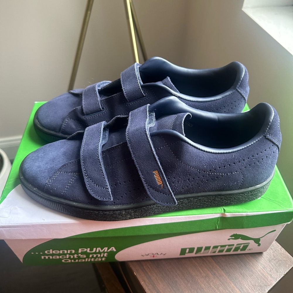 Noah x Puma - Suede Classic V slip on - men’s size 10 - navy/black